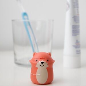 Kikkerland Fox Refillable Floss Dispenser
